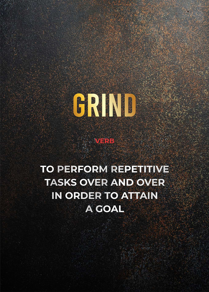 grind success motivational