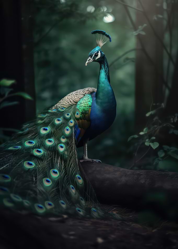 Regal peacock