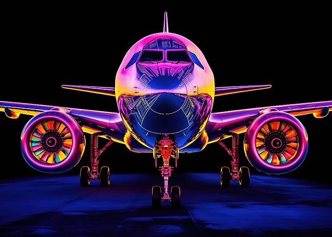 plane neon