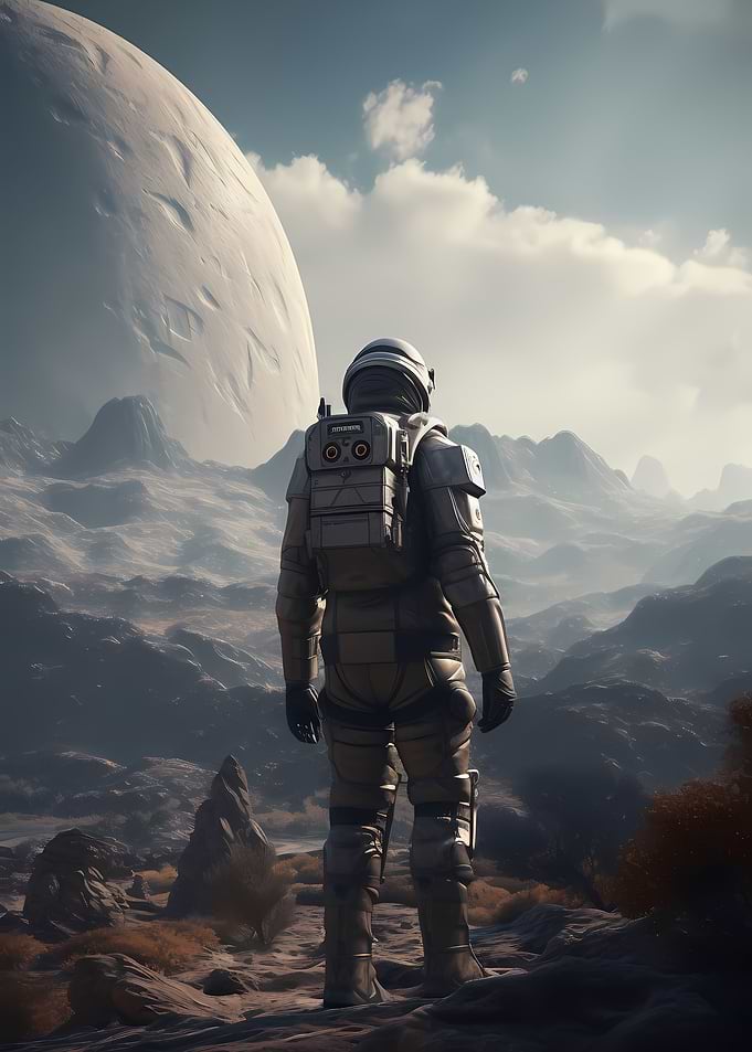 Astronauts Space Suits