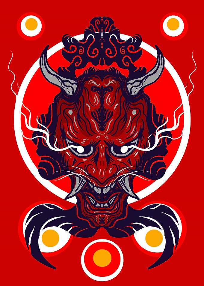oni mask fantasy