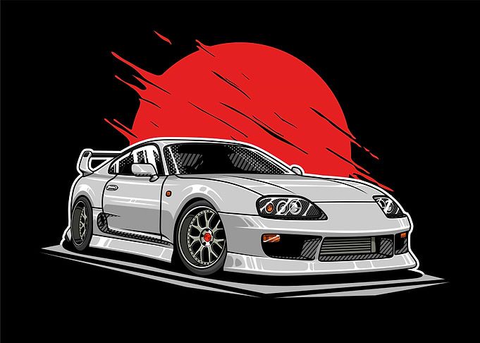 Toyota Supra MK IV Moon