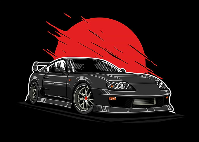 Toyota Supra MK IV Moon