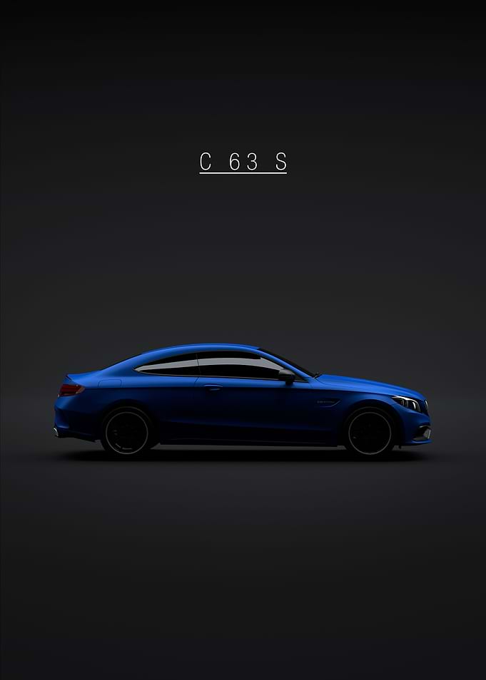 C63 S AMG Coupe 2019 Blue