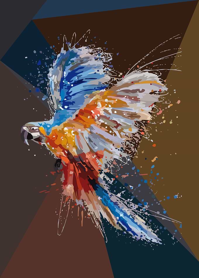 Animal fullcolour abstract