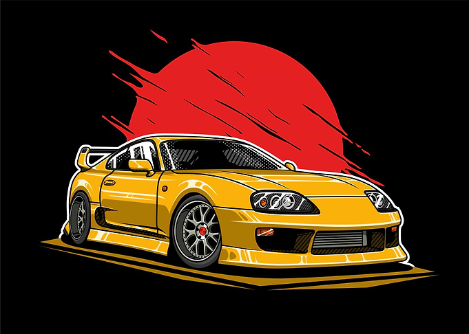 Toyota Supra MK IV Moon