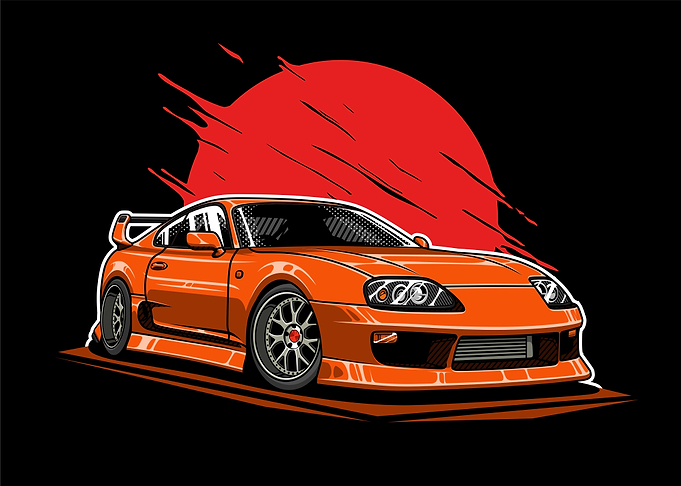 Toyota Supra MK IV Moon