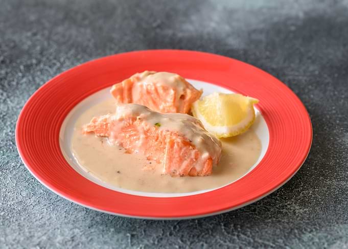 Coconut milk salmon