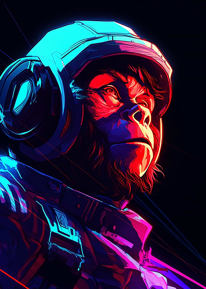 Neon Monkey