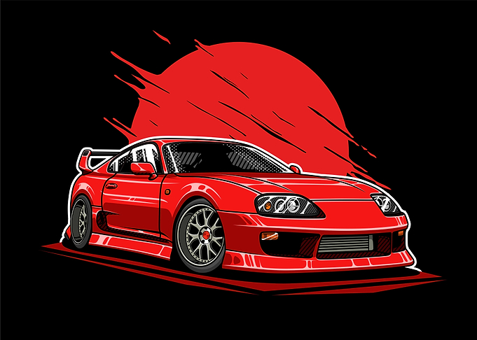 Toyota Supra MK IV Moon