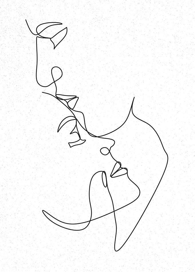 One Line Kissing