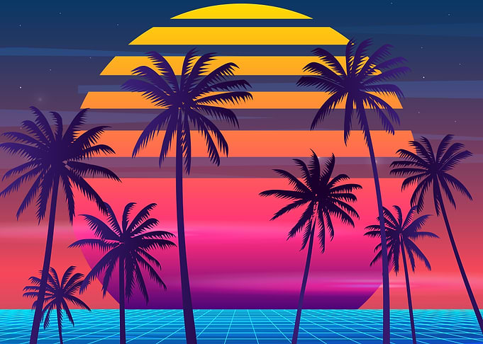 Summer Paradise Synthwave