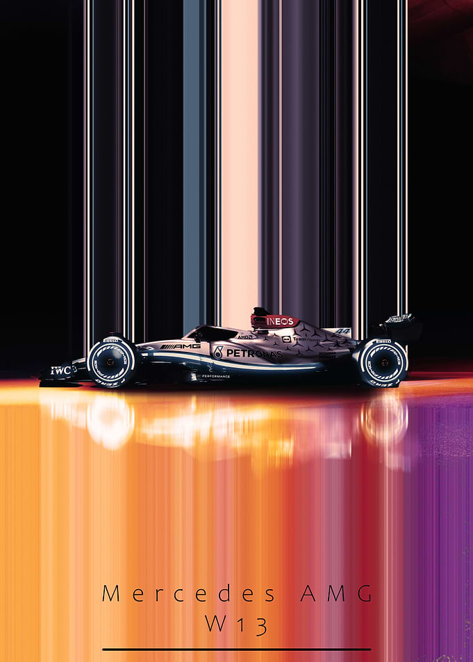 Mercedes AMG W13 Race Car
