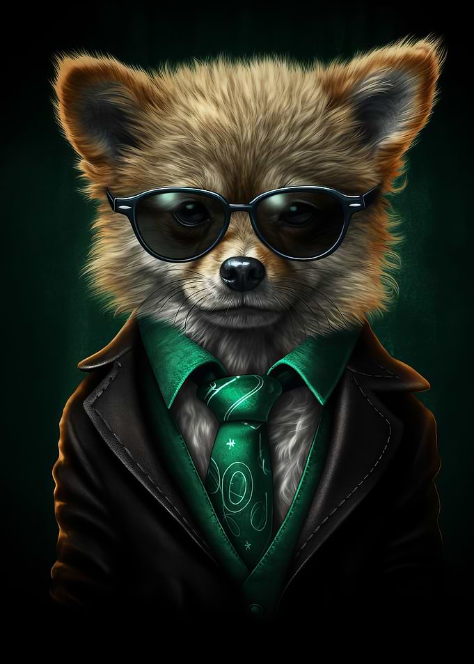 Gangster Pomchi dog