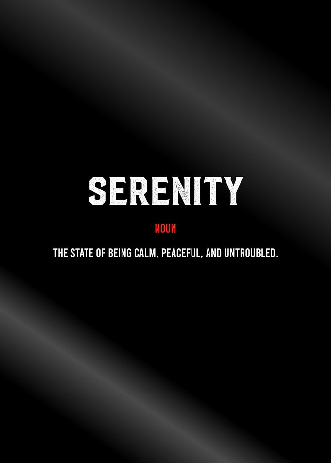 serenity definition