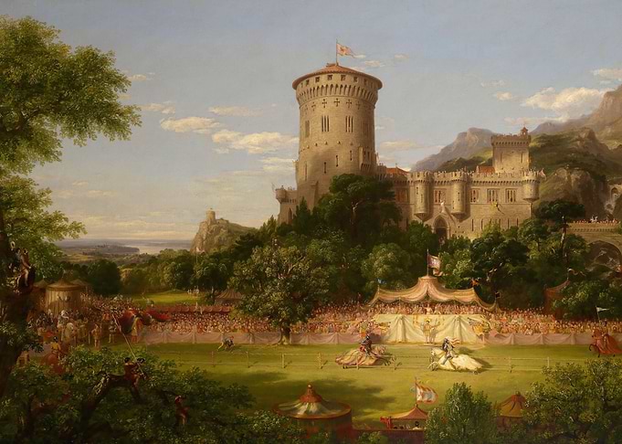 The Past 1838 Thomas Cole