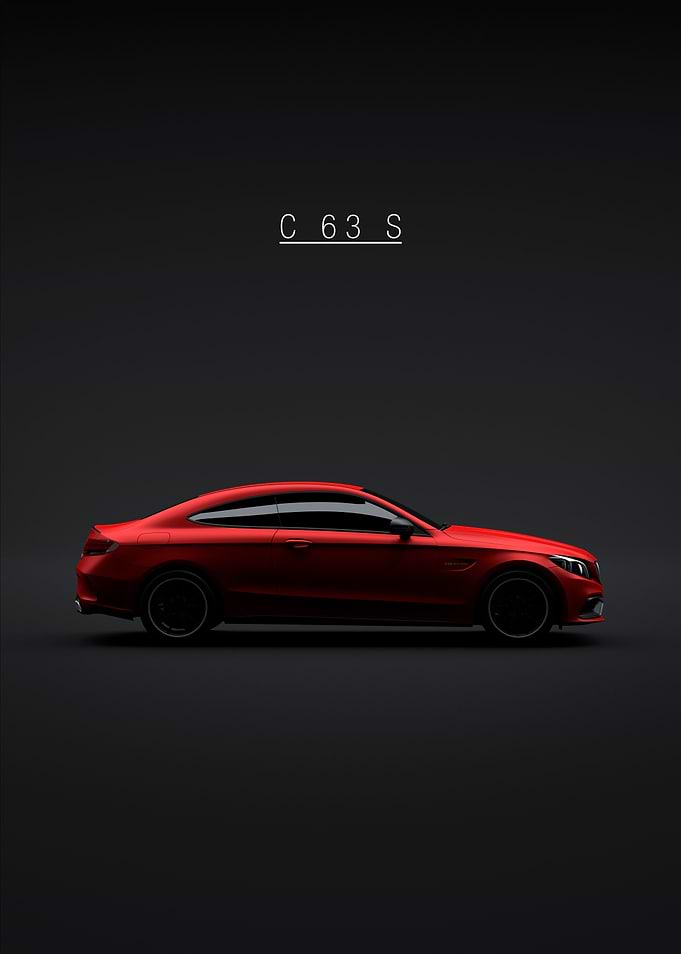 C63 S AMG Coupe 2019 Red
