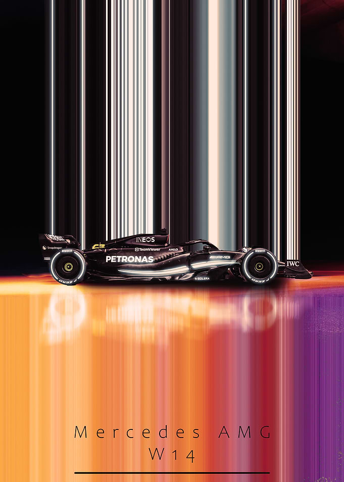 Mercedes AMG W14 F1 Car