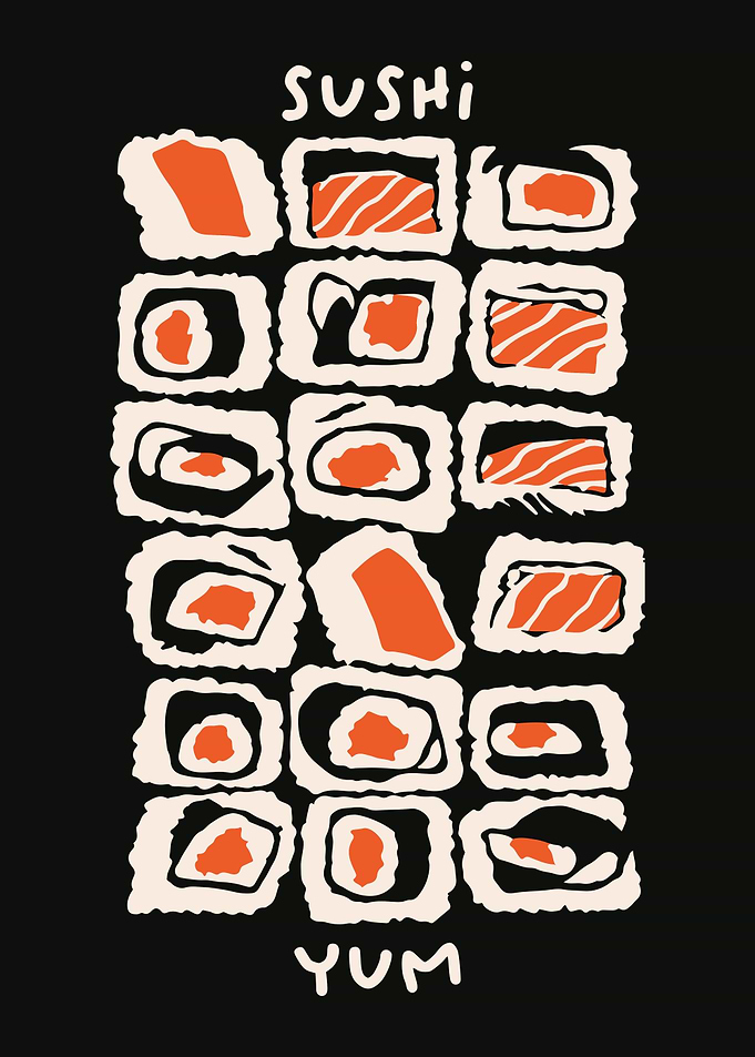 Sushi Yum Poster