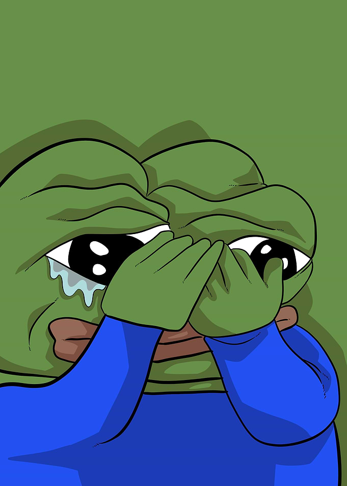 crying pepe