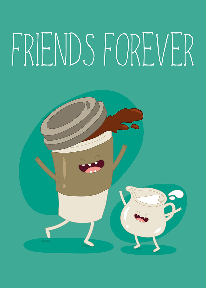 Coffee Milk Friends 4ever