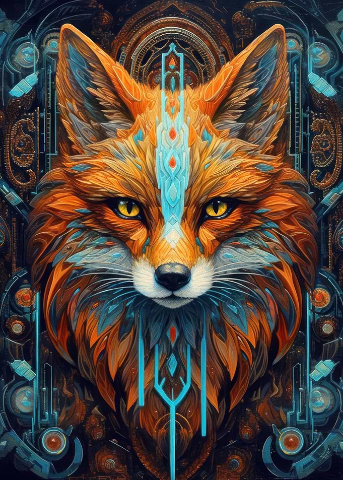 Neon Tribe Fox