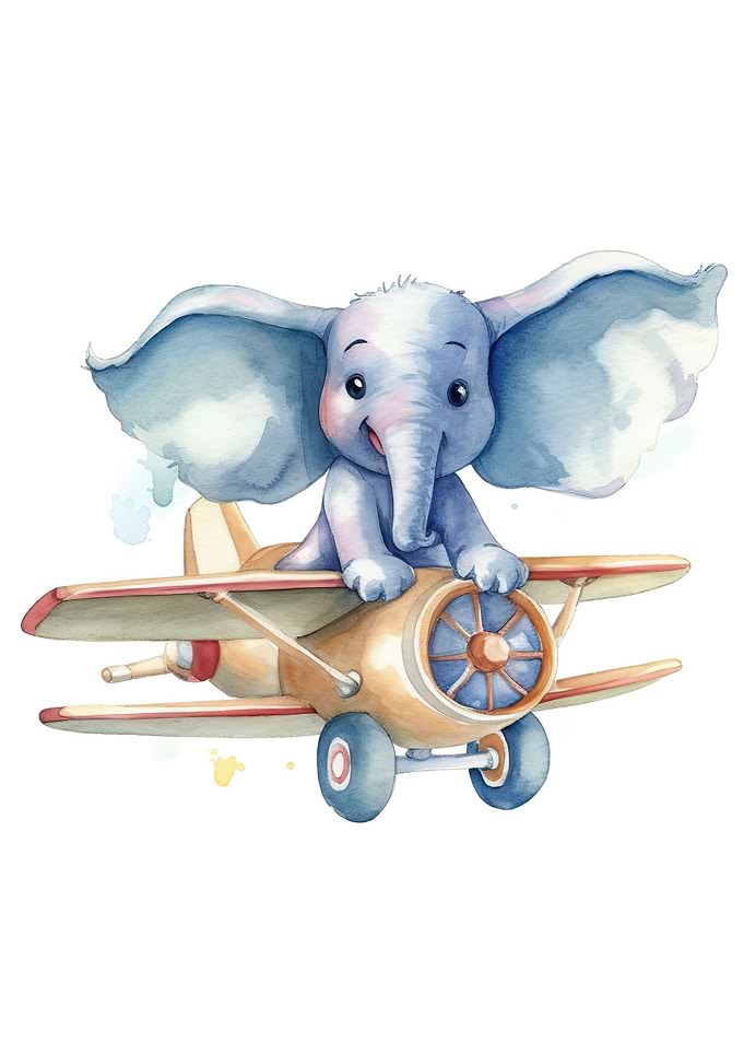 Elephant in plane