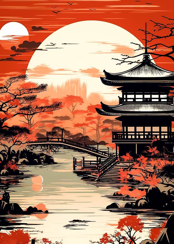 Vintage Japan Landscapes