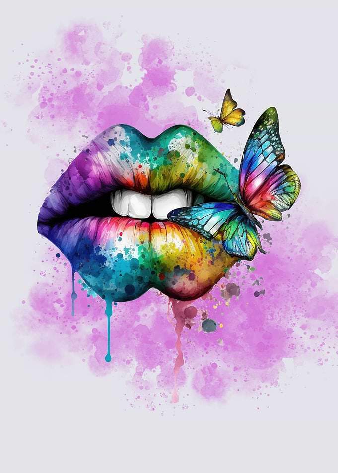 Butterfly Splash Lip