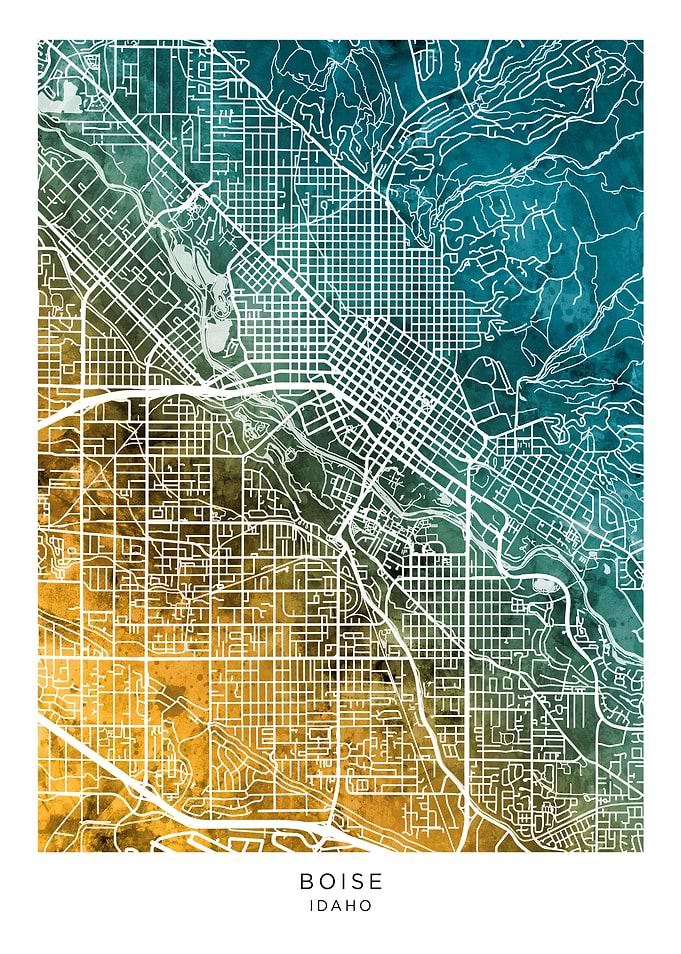 Boise Idaho Map