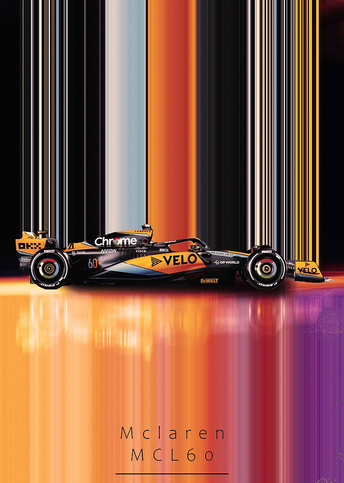 Mclaren MCL60 f1 car