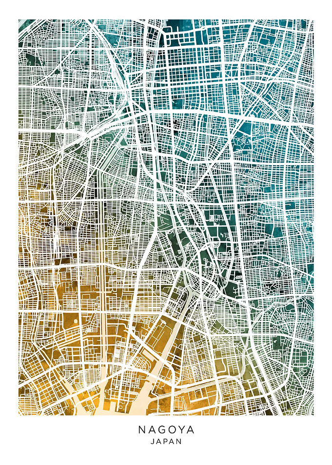 Nagoya Japan Map