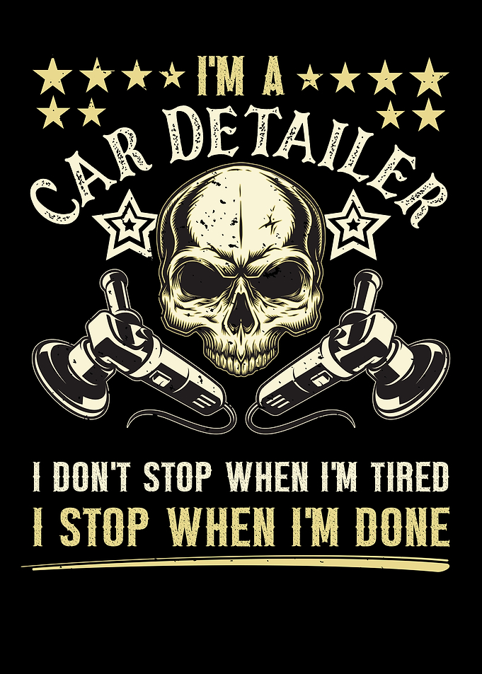 Car Detailer Skull