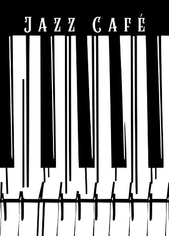 Black and White Jazz Print