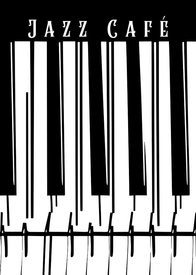 Black and White Jazz Print