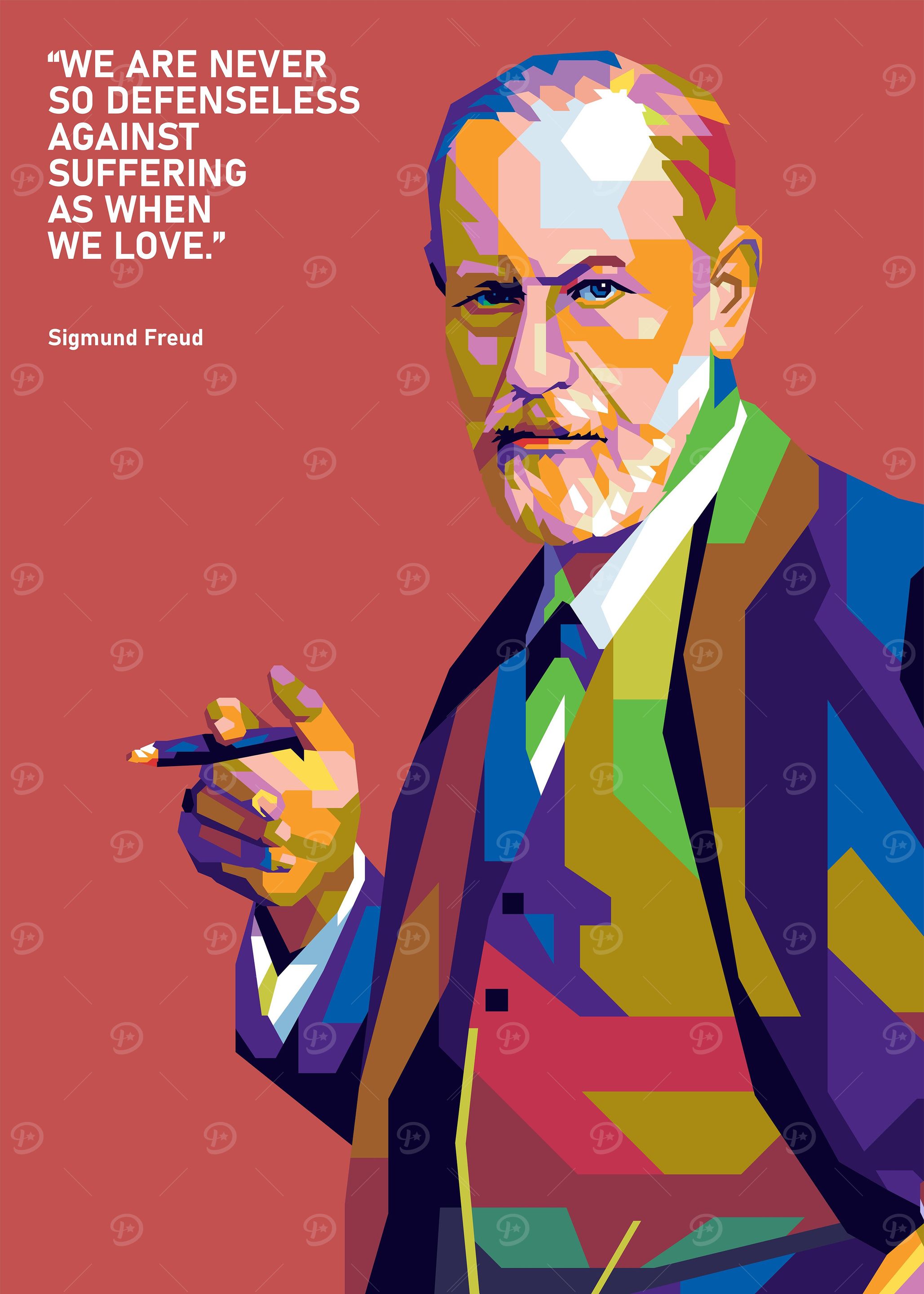 Sigmund Freud Pop Art