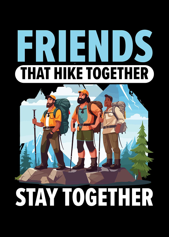 Hiking Couple Hiking Buddy
