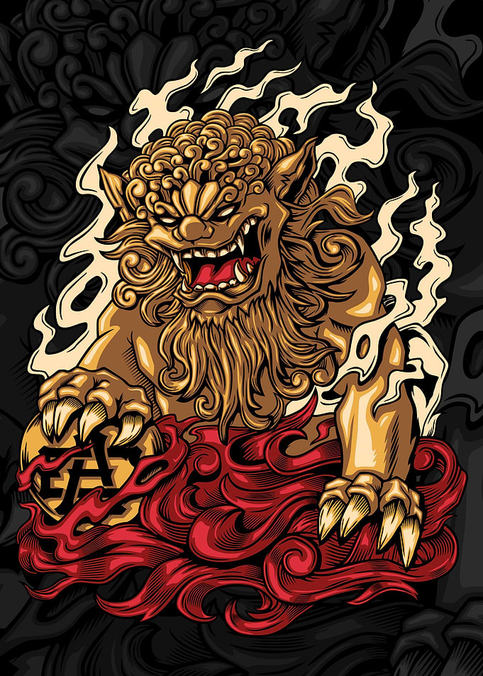 SHISA LION DOG