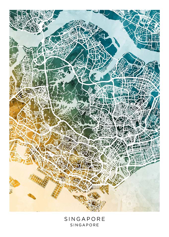 Singapore City Map