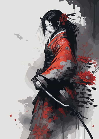 Japanese Samurai Girl