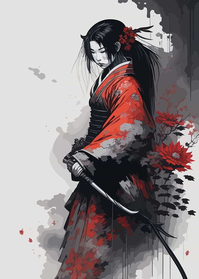 Japanese Samurai Girl