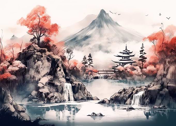 Japan Fuji Cherry Trees