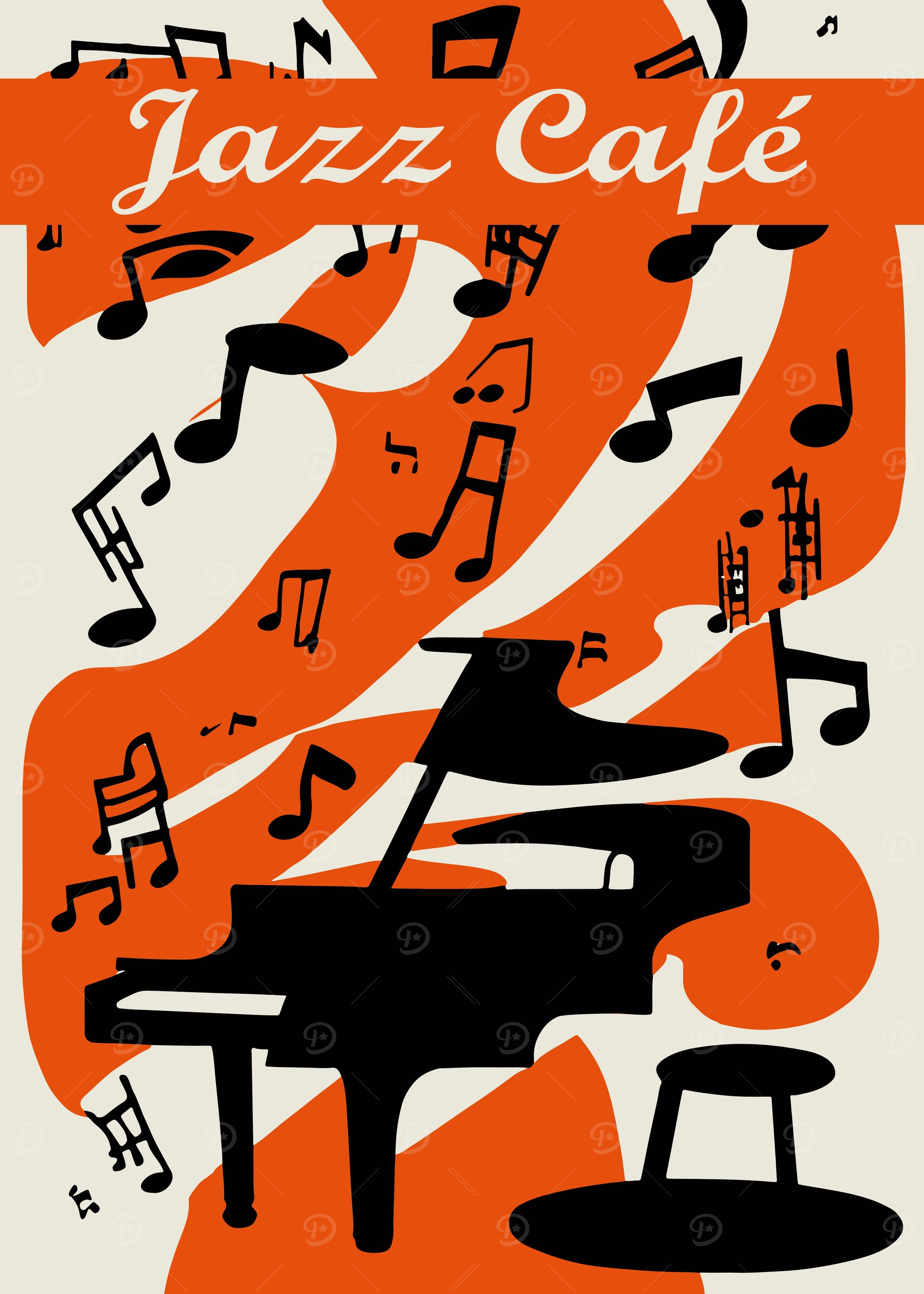 Jazz Bar Cafe Poster