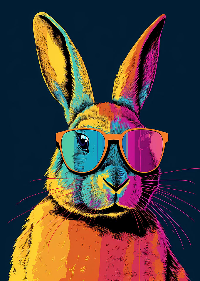 Rabbit With Sunglasses