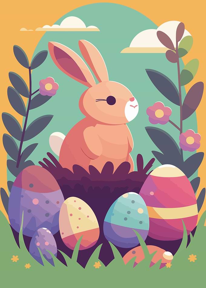 Cartoon Easter