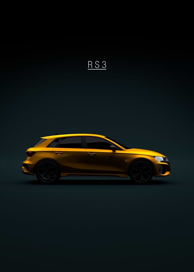 Audi RS3 2021 8Y Yellow