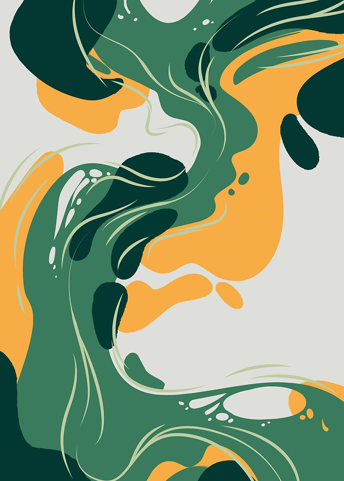 Abstract Watercolor Art
