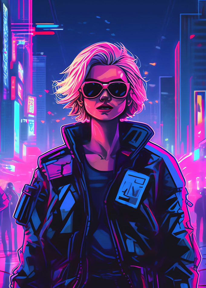 Cyberpunk Fantasy Girl