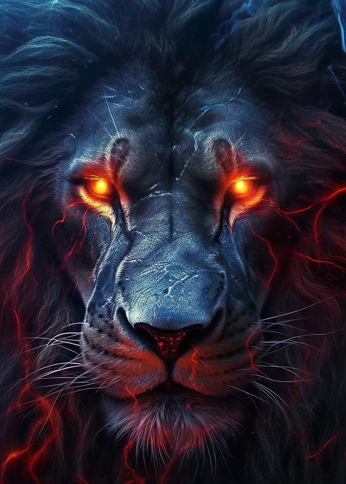 Red eyed Lion