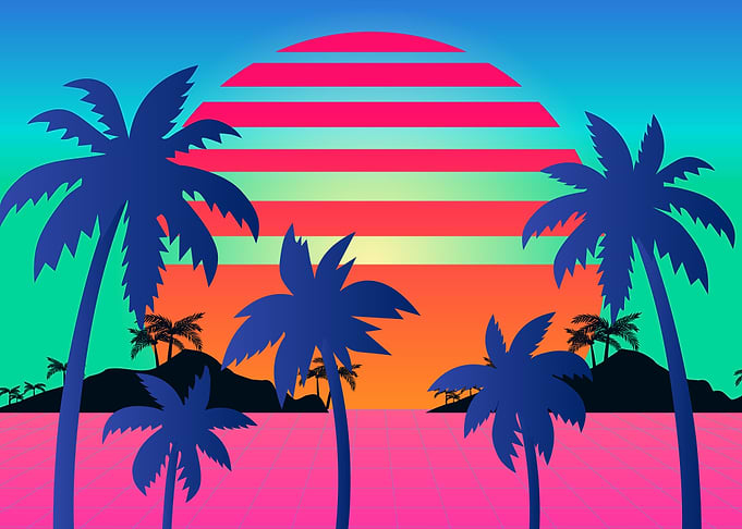 Retro pulse synthwave